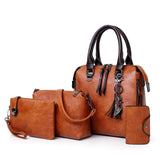 Kit de Bolsas Elegancia Premium en Cuero - Compra 1 y Llévate 4
