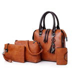 Kit de Bolsas Elegancia Premium en Cuero - Compra 1 y Llévate 4
